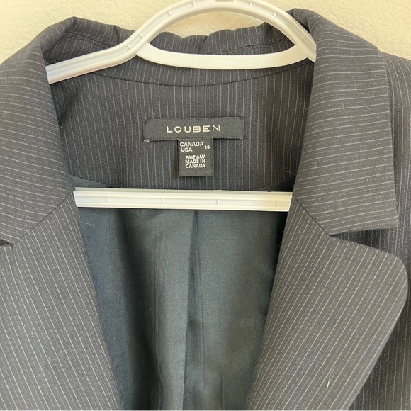 Vintage black stripe blazer - Picture 6 of 6